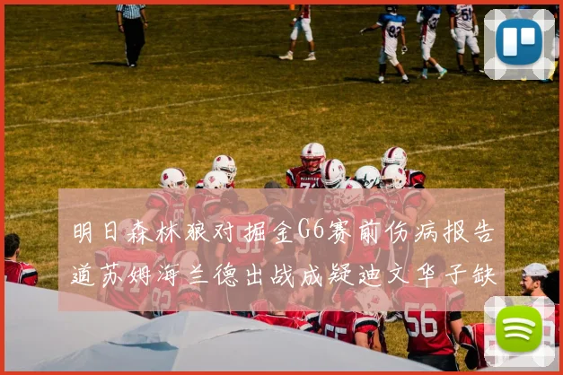 明日森林狼对掘金G6赛前伤病报告道苏姆海兰德出战成疑迪文华子缺阵